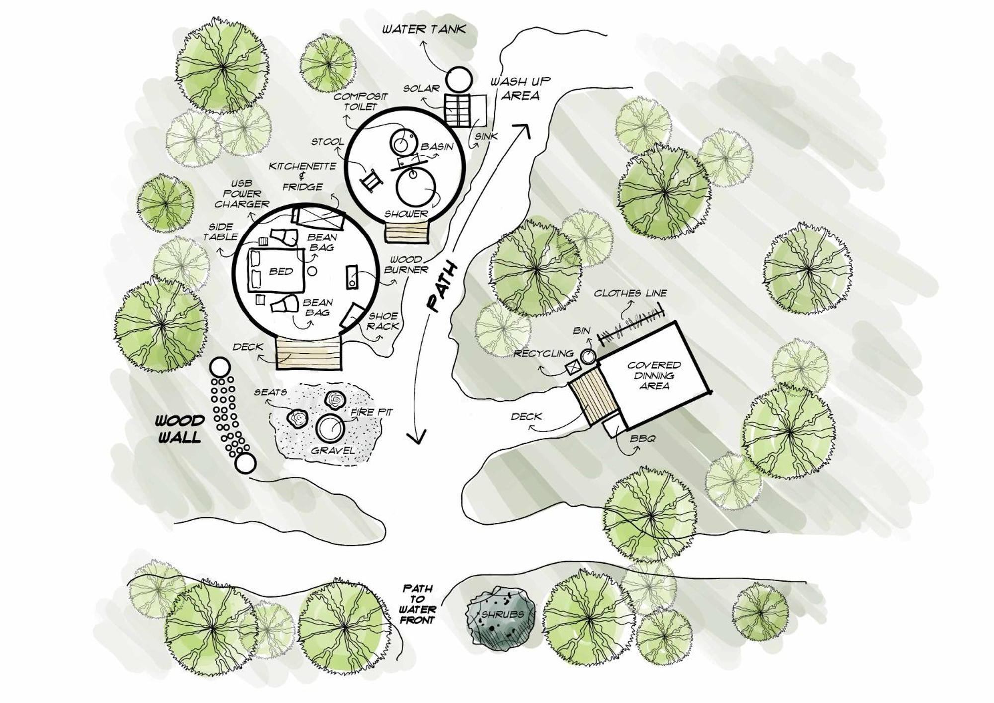 Luxury tent Numie - Freycinet Peninsula - Glamping - Heated - Waterfront